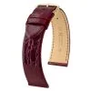 GENUINE CROCO BURGUNDY SHINY
