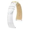LONDON ALLIGATOR WHITE SHINY