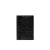 NIMA CARDHOLDER ALLIGATOR MAT SCHWARZ