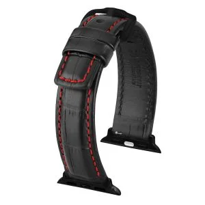 HIRSCH Grand Duke for Apple Watch, schwarz