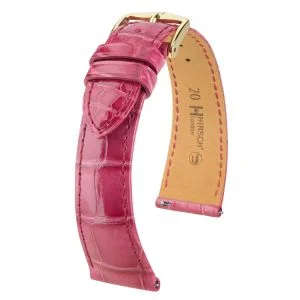 HIRSCH London Alligator, pink shiny